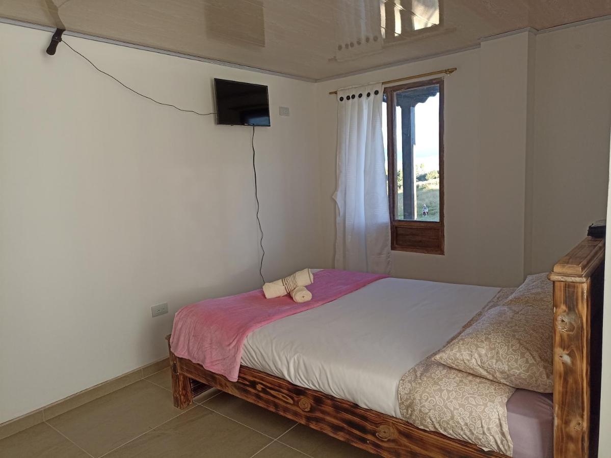 Hotel Tota Eliseo Playa Blanca Lago De Tota Exteriör bild