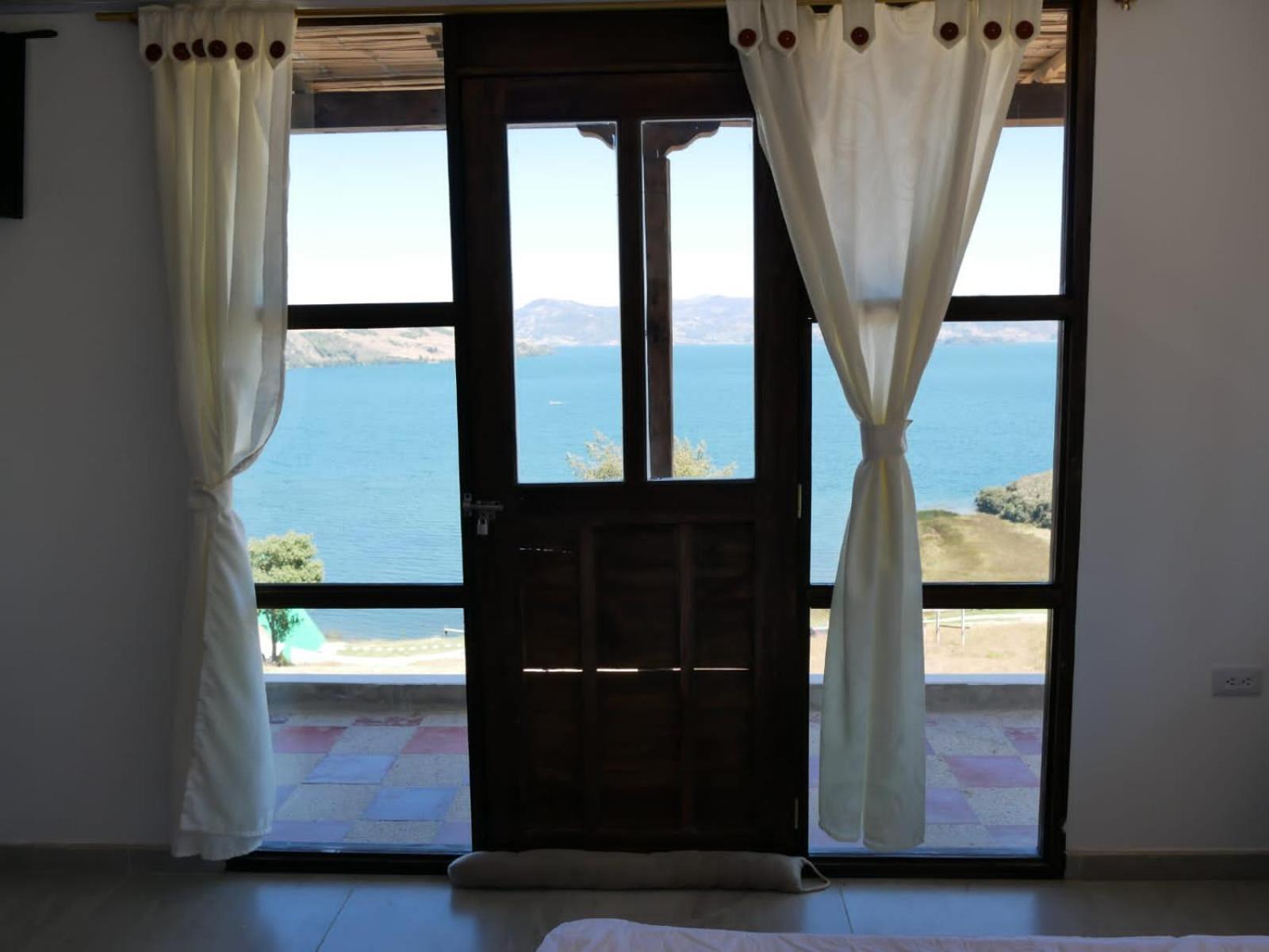Hotel Tota Eliseo Playa Blanca Lago De Tota Exteriör bild