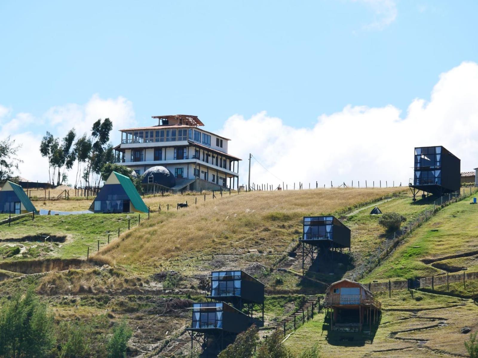 Hotel Tota Eliseo Playa Blanca Lago De Tota Exteriör bild